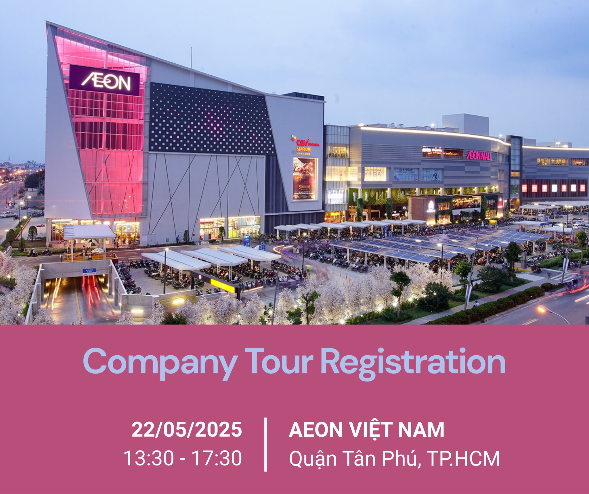 AEON Experience Tour 2025 – Chính thức mở đăng ký cho sinh viên PTITHCM