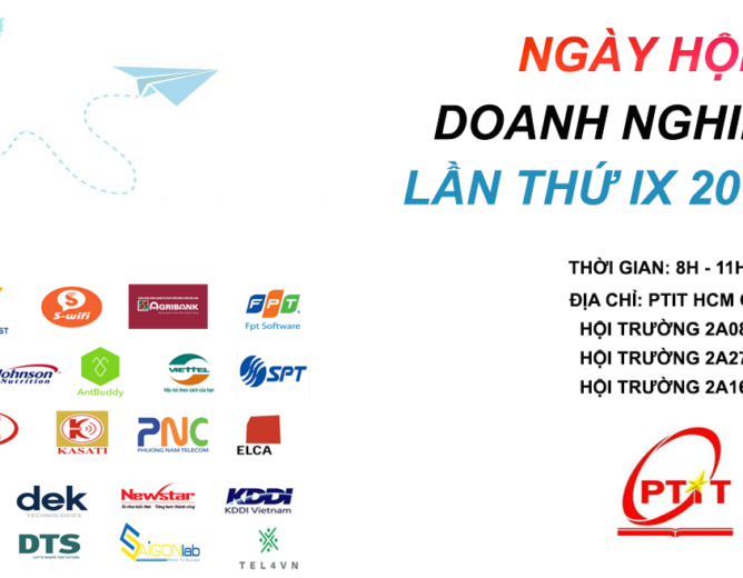 Ngày hội giao lưu doanh nghiệp & sinh viên lần thứ IX -2019 tại PTITHCM