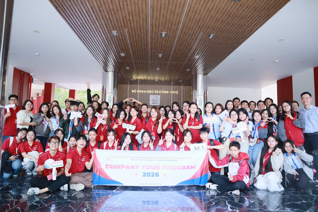 COMPANY TOUR 2026 – Hành trang thực tế cho sinh viên Khoa Quản trị Kinh doanh 2