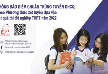 Điểm trúng tuyển Đại học Hệ Chính quy theo phương thức xét tuyển dựa vào kết quả thi Tốt nghiệp THPT 2022